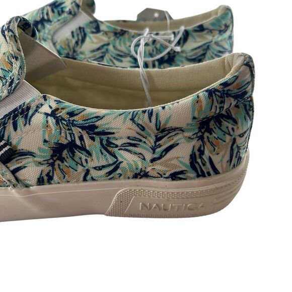 NEW Nautica SLIP ON Loafers Shoes Sneakers CANDLER Navy Palm - Men's Size 10.5 - Picture 4 of 9